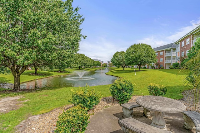 3927 Gladiola Ct Unit 101, Myrtle Beach, SC 29588 - view of grassy yard with a water view