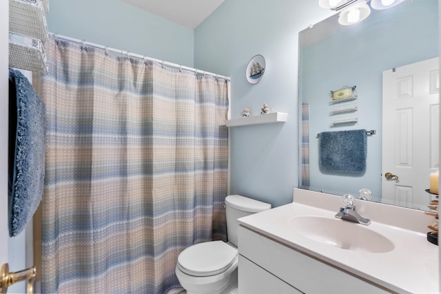 3927 Gladiola Ct Unit 101, Myrtle Beach, SC 29588 - full bath with toilet, vanity, and a shower with curtain
