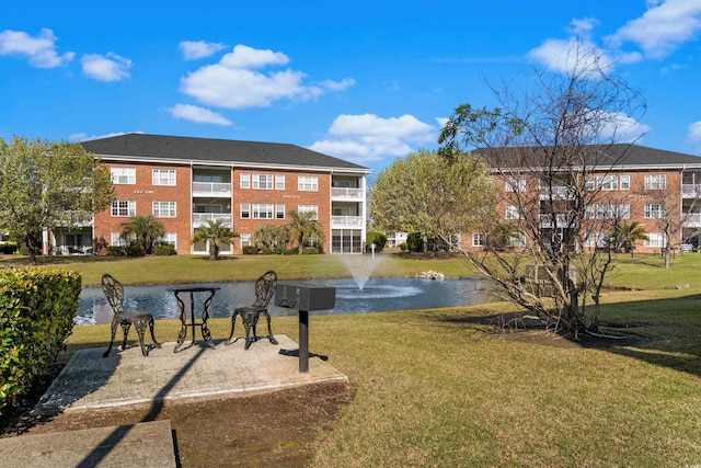 3927 Gladiola Ct Unit 101, Myrtle Beach, SC 29588 - view of home's community featuring a lawn and a water view