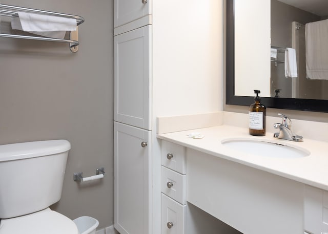 107 S Ocean Blvd Unit 704, Myrtle Beach, SC 29577 - bathroom featuring toilet and vanity