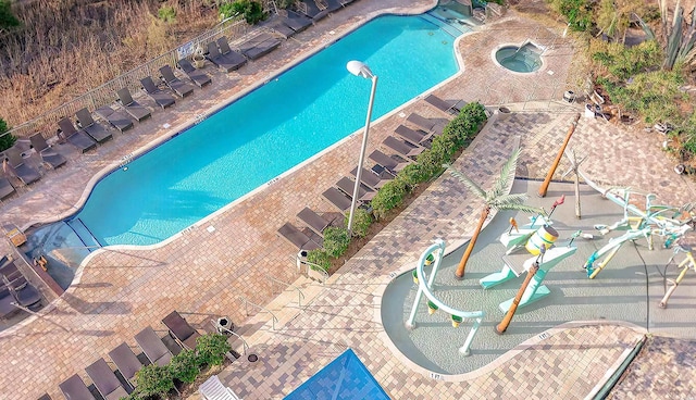 107 S Ocean Blvd Unit 704, Myrtle Beach, SC 29577 - pool featuring a water play area and a patio area