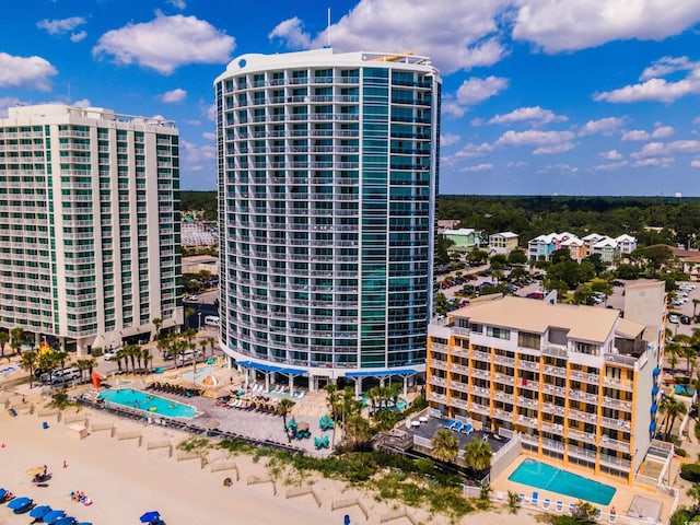 107 S Ocean Blvd Unit 704, Myrtle Beach, SC 29577 - drone / aerial view