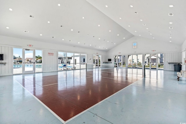 2848 Ophelia Way, Myrtle Beach, SC 29577 - lobby with high vaulted ceiling and recessed lighting