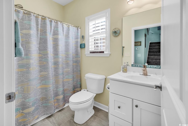 4350 Grande Harbour Blvd, Little River, SC 29566 - full bath with toilet, vanity, and a shower with curtain