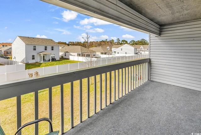 500 Fairway Village Dr Unit 7-D, Myrtle Beach, SC 29588 - balcony featuring a residential view