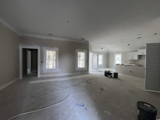 2921 Hughes Gasque Rd, Aynor, SC 29511 - unfurnished living room featuring baseboards