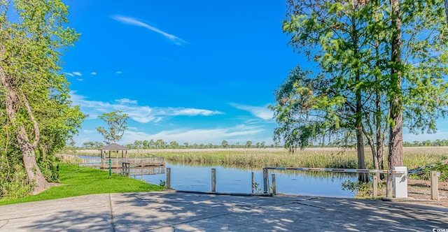 19 Coventry Pl, Pawleys Island, SC 29585 - dock featuring a water view