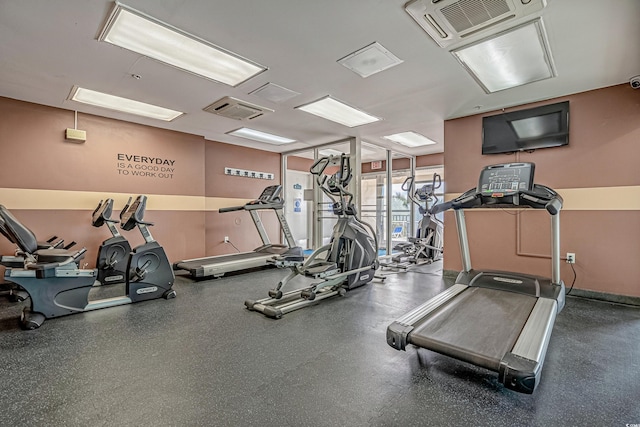 2801 S Ocean Blvd # 231, North Myrtle Beach, SC 29582 - exercise room with visible vents