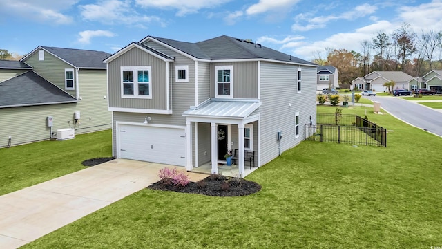 204 Leaflet Loop, Pawleys Island, SC 29585 - view of front facade with a garage, driveway, and a residential view
