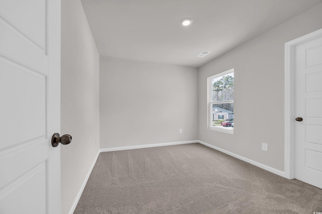 204 Leaflet Loop, Pawleys Island, SC 29585 - carpeted spare room with baseboards and recessed lighting