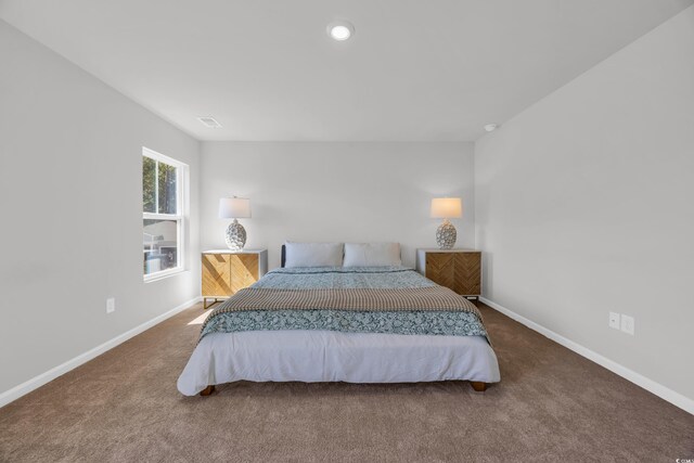 204 Leaflet Loop, Pawleys Island, SC 29585 - bedroom featuring baseboards, carpet flooring, and recessed lighting