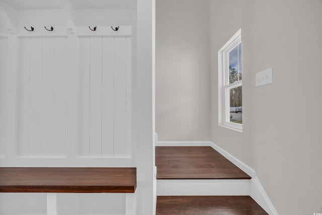 204 Leaflet Loop, Pawleys Island, SC 29585 - mudroom featuring healthy amount of natural light, wood finished floors, and baseboards