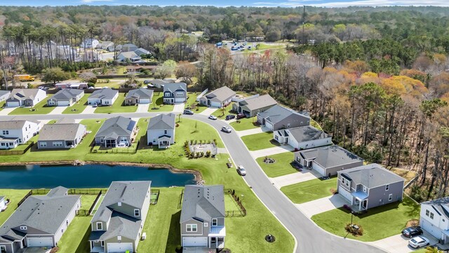 204 Leaflet Loop, Pawleys Island, SC 29585 - view of property location with a large body of water and nearby suburban area