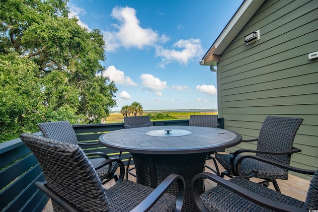 224 Oak Bay Dr, Georgetown, SC 29440 - deck with outdoor dining area