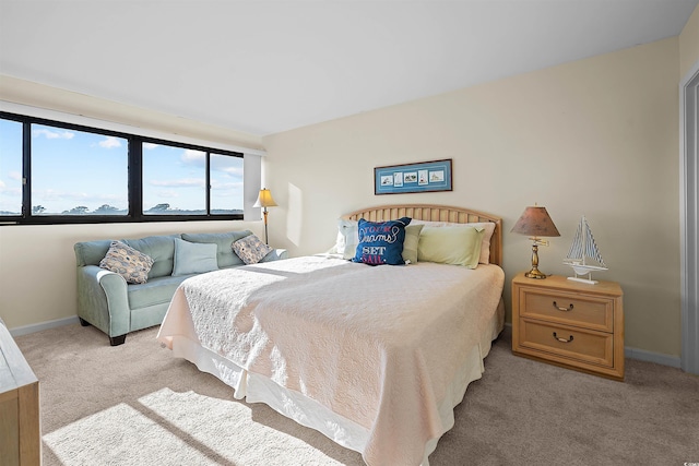 601 Mitchell Dr Unit 801, Myrtle Beach, SC 29577 - bedroom featuring baseboards and light colored carpet