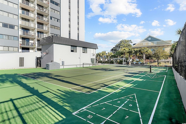 601 Mitchell Dr Unit 801, Myrtle Beach, SC 29577 - surrounding community with shuffleboard and fence