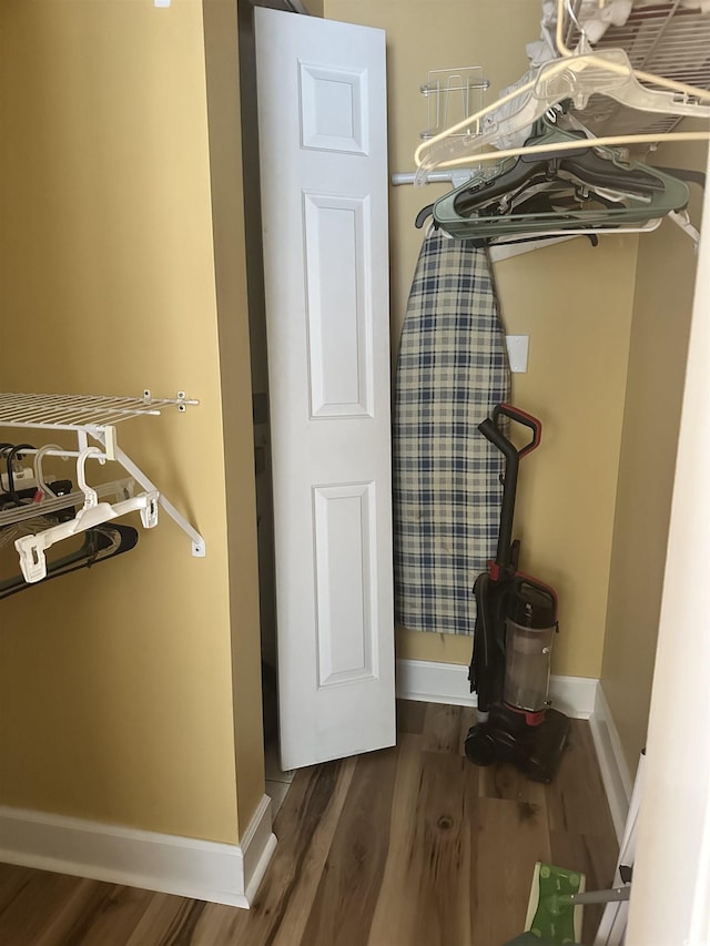 4639 Wild Iris Dr Unit 43-204, Myrtle Beach, SC 29577 - walk in closet featuring wood finished floors