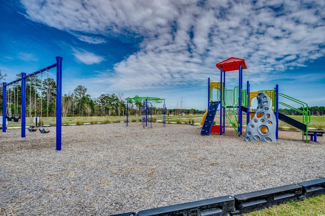 view of communal playground