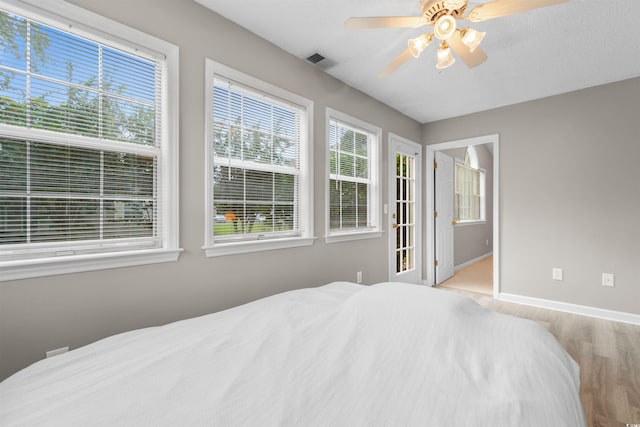 1202 Formby Ct, Myrtle Beach, SC 29588 - bedroom featuring a ceiling fan, visible vents, and baseboards