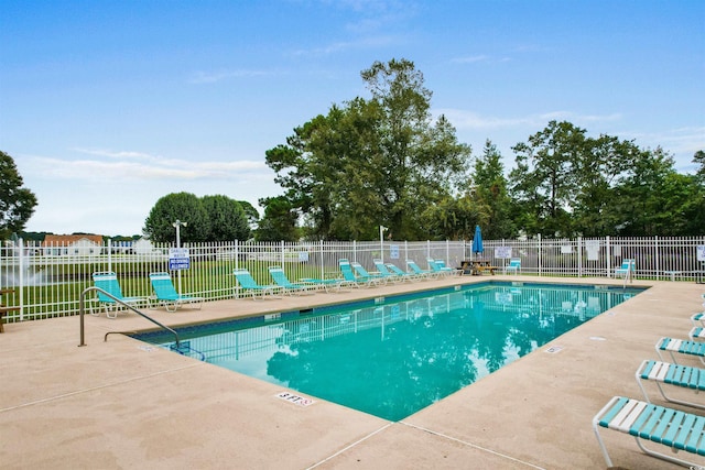 1202 Formby Ct, Myrtle Beach, SC 29588 - pool featuring fence and a patio area