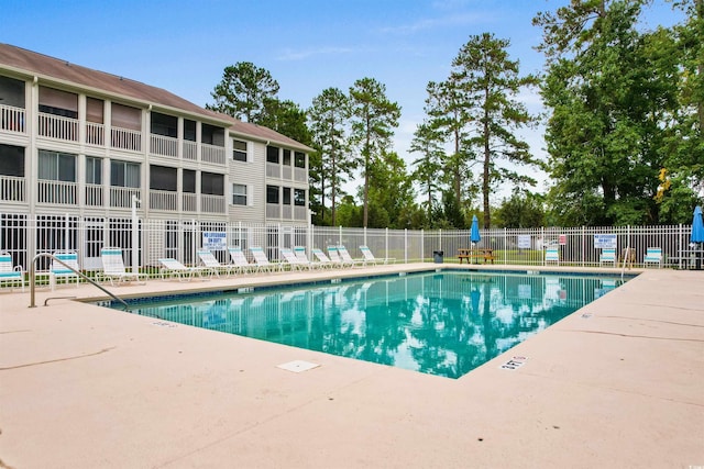 1202 Formby Ct, Myrtle Beach, SC 29588 - pool with a patio area and fence