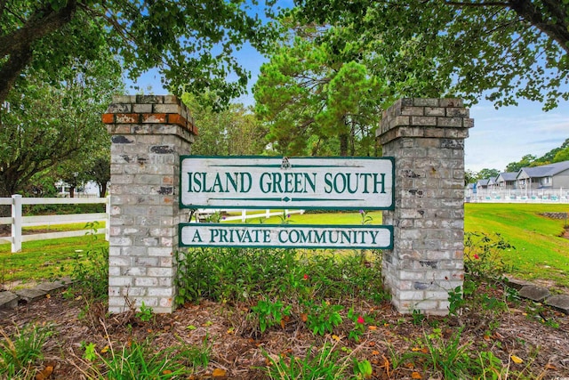 1202 Formby Ct, Myrtle Beach, SC 29588 - community sign featuring fence