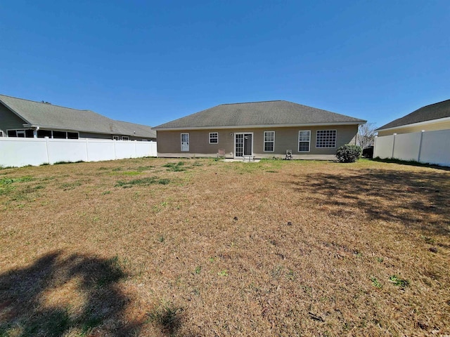 view of rear view of property