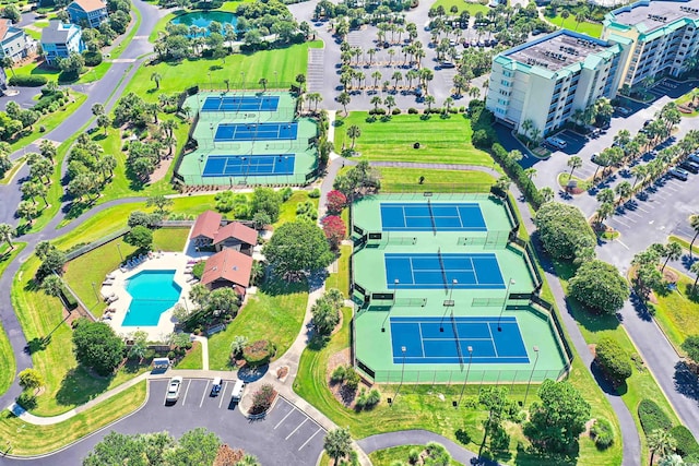 bird's eye view