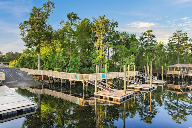 156 Henry Middleton Blvd, Myrtle Beach, SC 29588 - dock area with a water view