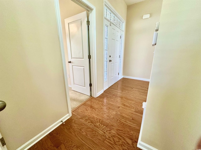 1612 Fairforest Ct, Conway, SC 29526 - hallway with wood finished floors and baseboards