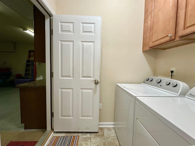 1612 Fairforest Ct, Conway, SC 29526 - laundry area with cabinet space and washer and dryer