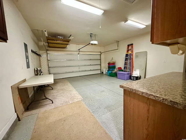 1612 Fairforest Ct, Conway, SC 29526 - garage with a garage door opener and electric panel