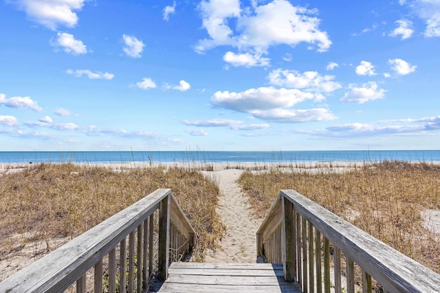 5601 N Ocean Blvd Unit C-311, Myrtle Beach, SC 29577 - property view of water featuring a view of the beach