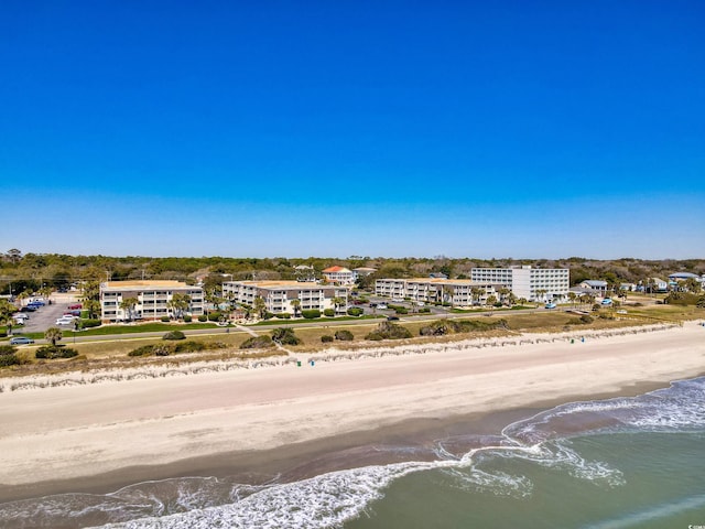 5601 N Ocean Blvd Unit C-311, Myrtle Beach, SC 29577 - birds eye view of property featuring a water view and a view of the beach