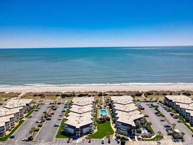 5601 N Ocean Blvd Unit C-311, Myrtle Beach, SC 29577 - birds eye view of property with a water view and a view of the beach