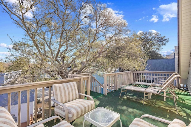 600-B 43rd Ave S, North Myrtle Beach, SC 29582 - view of wooden terrace