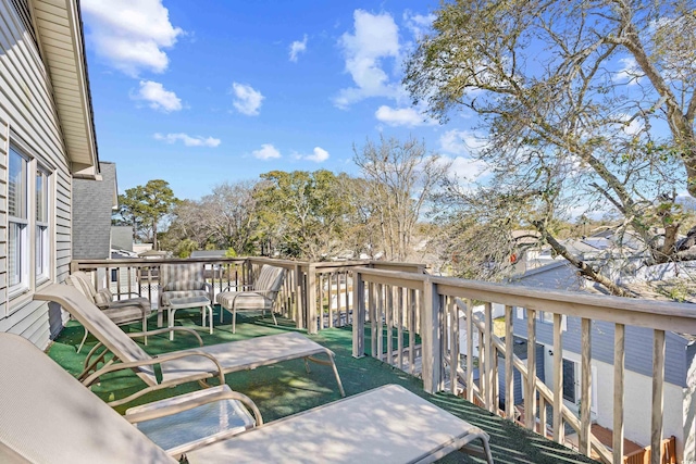 600-B 43rd Ave S, North Myrtle Beach, SC 29582 - view of wooden deck