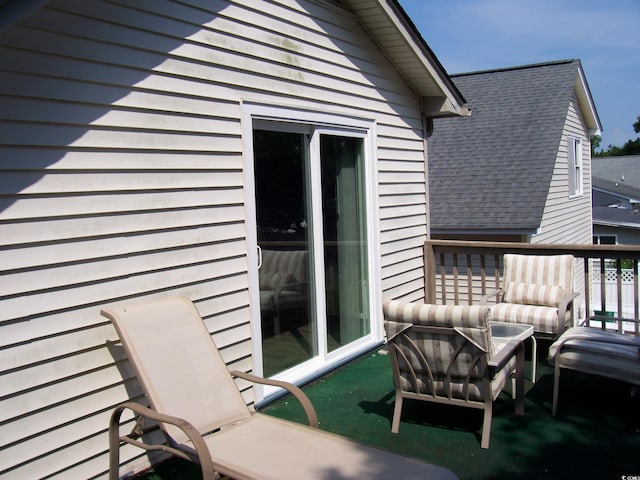 600-B 43rd Ave S, North Myrtle Beach, SC 29582 - deck featuring an outdoor living space