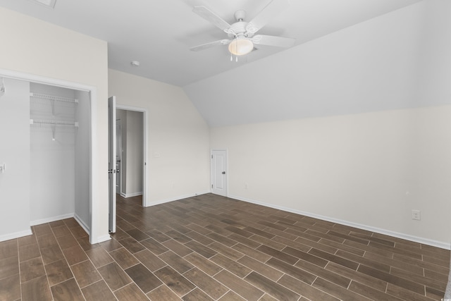 100 Marblehead Dr, Little River, SC 29566 - bonus room featuring ceiling fan, dark wood finished floors, and lofted ceiling