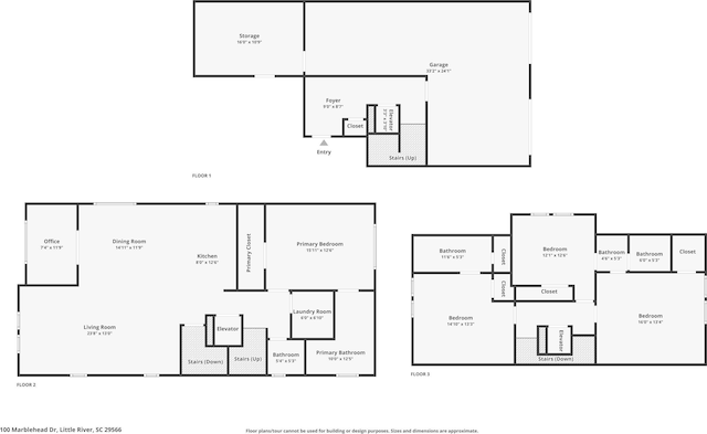100 Marblehead Dr, Little River, SC 29566 - room layout