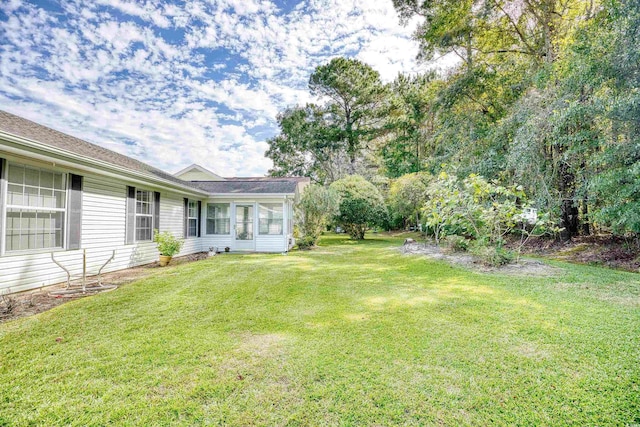 1161 Ganton Way, Myrtle Beach, SC 29588 - view of grassy yard featuring a sunroom