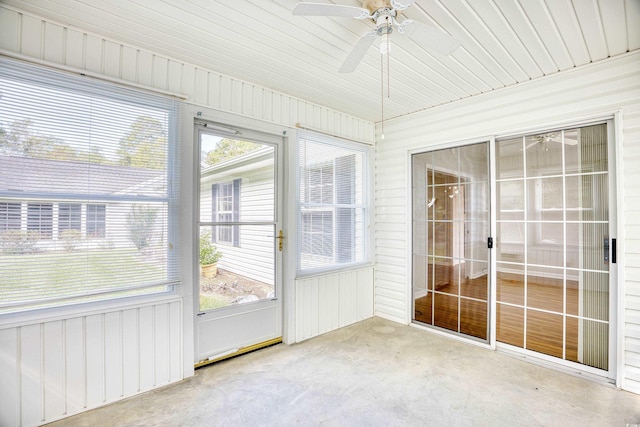 1161 Ganton Way, Myrtle Beach, SC 29588 - unfurnished sunroom with ceiling fan