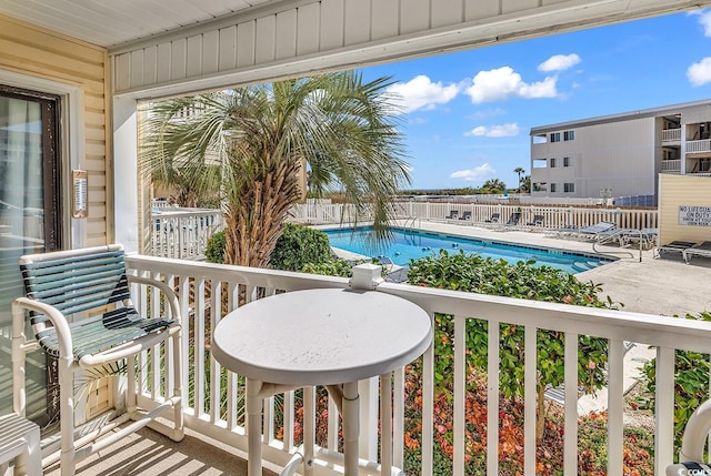 9620 Shore Dr Unit 105, Myrtle Beach, SC 29572 - balcony with view of pool