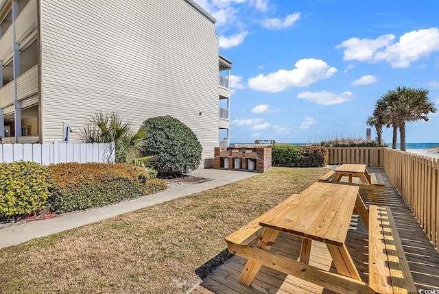 9620 Shore Dr Unit 105, Myrtle Beach, SC 29572 - view of grassy yard featuring a water view