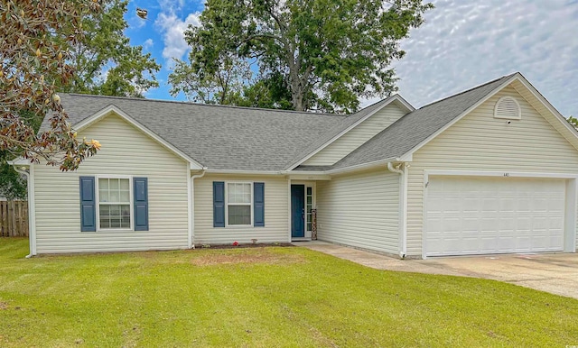 445 Saint Charles Cir, Myrtle Beach, SC 29588 - view of front of home with an attached garage, a shingled roof, and driveway