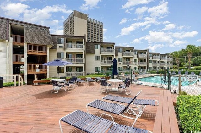 5601 N Ocean Blvd Unit 214B, Myrtle Beach, SC 29577 - community pool featuring central air condition unit