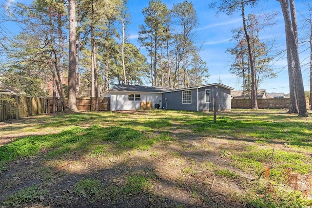 view of back of property