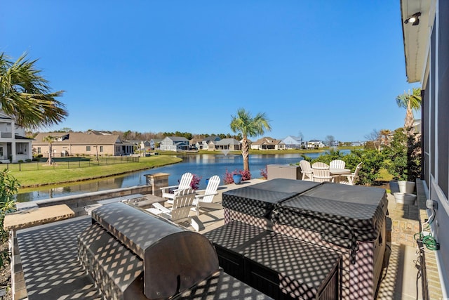 849 Crystal Water Way, Myrtle Beach, SC 29579 - balcony featuring a residential view, a water view, and a patio