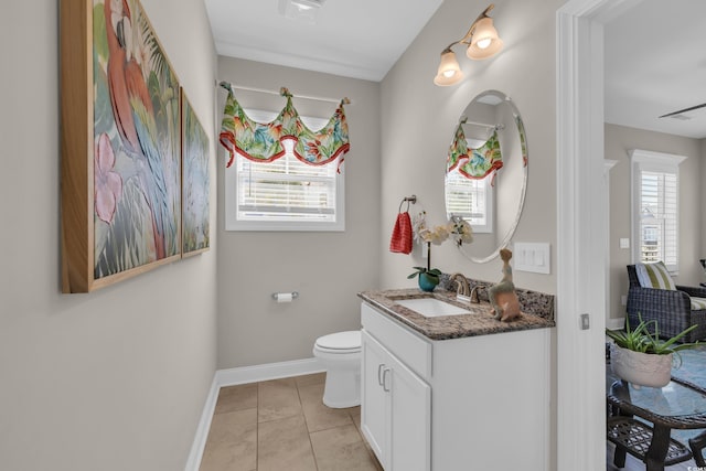 1109 Bonnet Dr, North Myrtle Beach, SC 29582 - bathroom featuring vanity and tile patterned floors