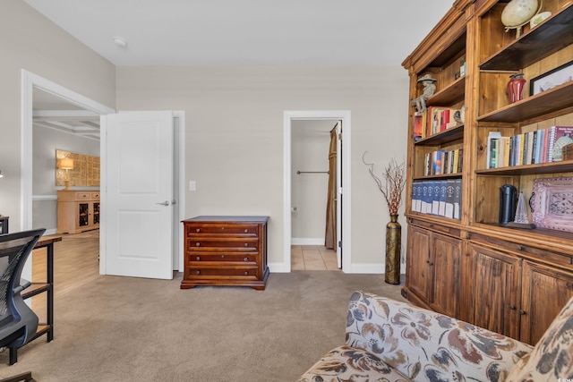 1109 Bonnet Dr, North Myrtle Beach, SC 29582 - carpeted bedroom with baseboards